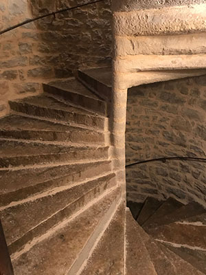 L'escalier à vis